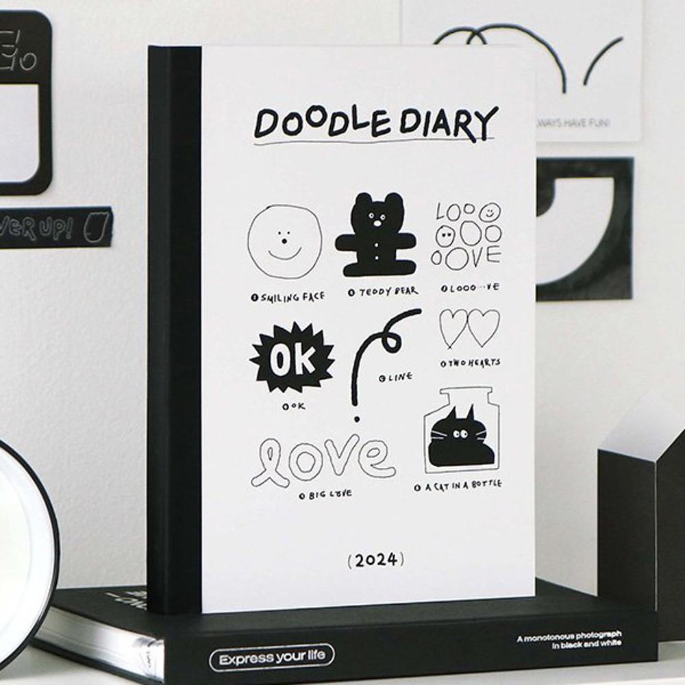 아이코닉 두들 다이어리 위클리 플래너 다꾸 일기장