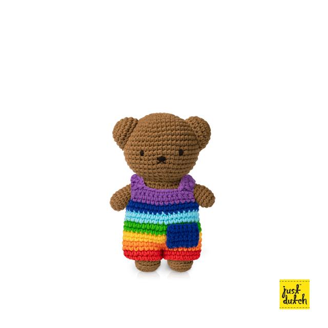 저스트더치 nijntje handmade en haar blauwe tulpenjurk + rode muts