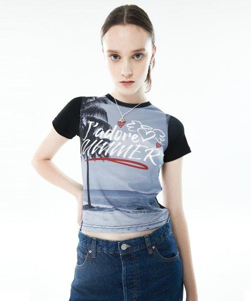 LLS SUMMER T-SHIRT(BLACK)