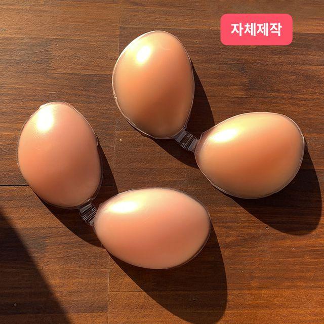 실리콘 누디윙 브라 접착대박 볼륨대박 자체제작 A-D컵까지 끈 없는 누드브라 오프숄더 누브라