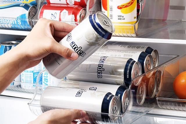 냉장고 정리 수납 캔맥주 음료수 트레이 바스켓-대형