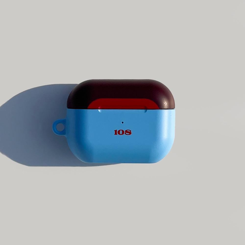 [AirPods] 108 CARTOON_blue(matt-hard)