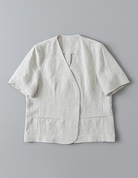 하프 린넨 자켓
