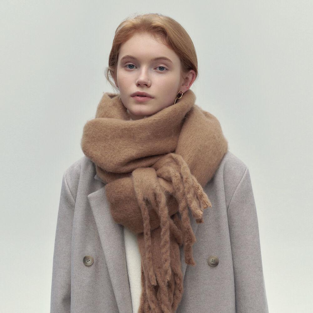 FIRST LABEL BOLD MUFFLER_CAMEL