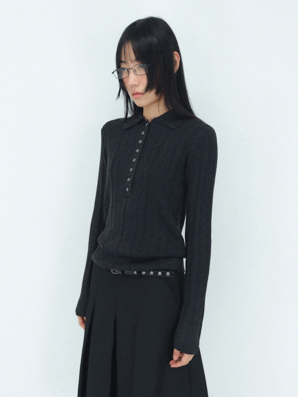 커튼 소프트 카라 티셔츠 * 3월 중순 입고 *