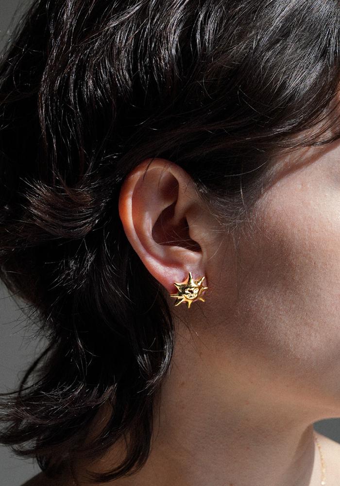 Baby Apollo Earrings - gold