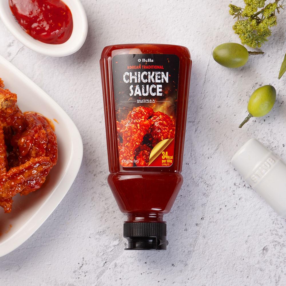 저칼로리 양념 치킨소스 저당 다이어트 100g 34칼로리 벨라푸드 [원산지:국산]