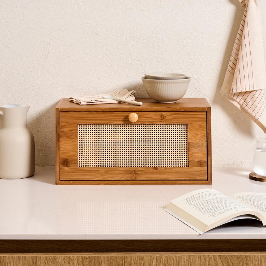 뱀부 라탄윈도우 주방정리함_WO0425001