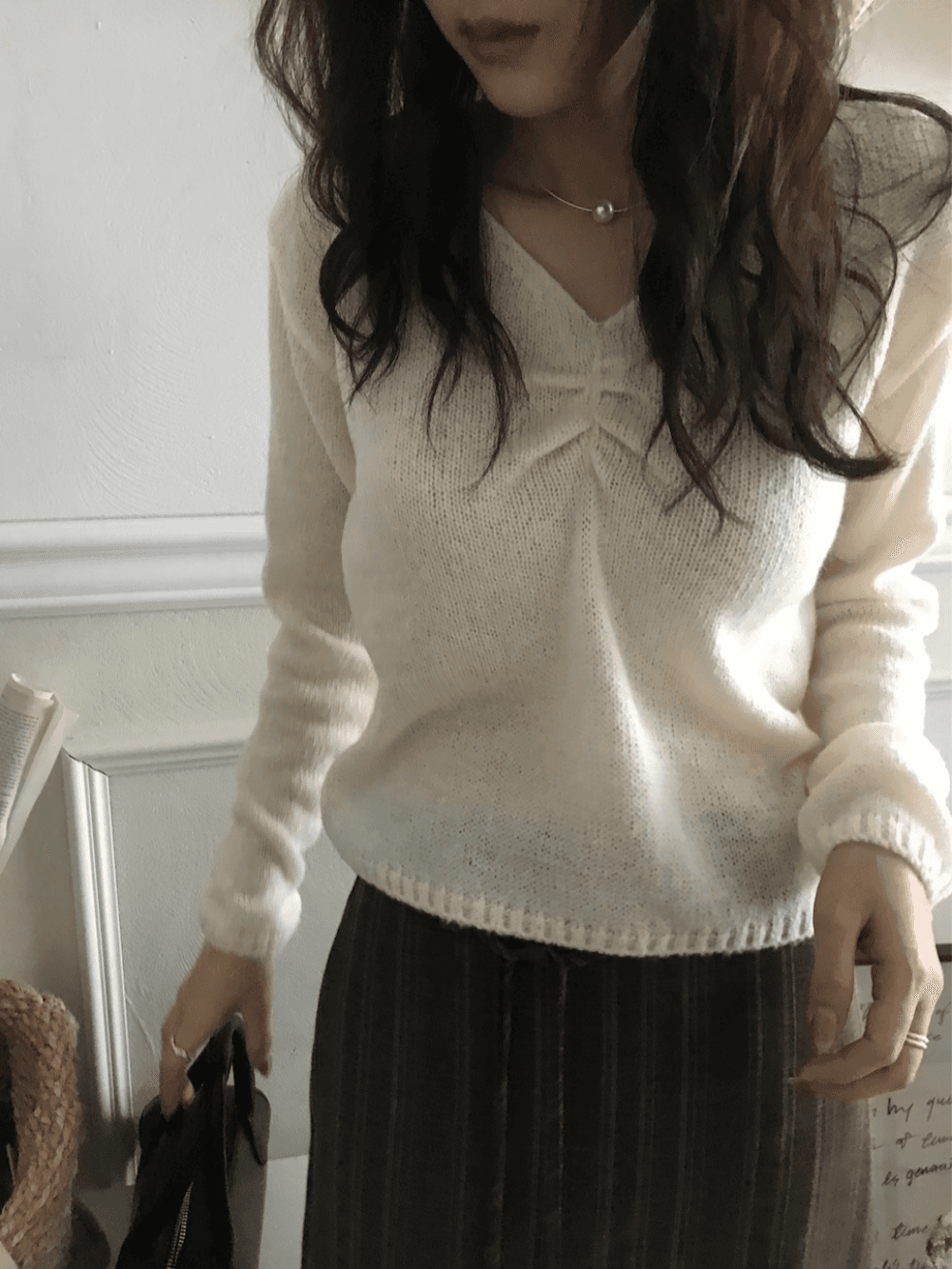 마지 셔링 니트 (3 colors)