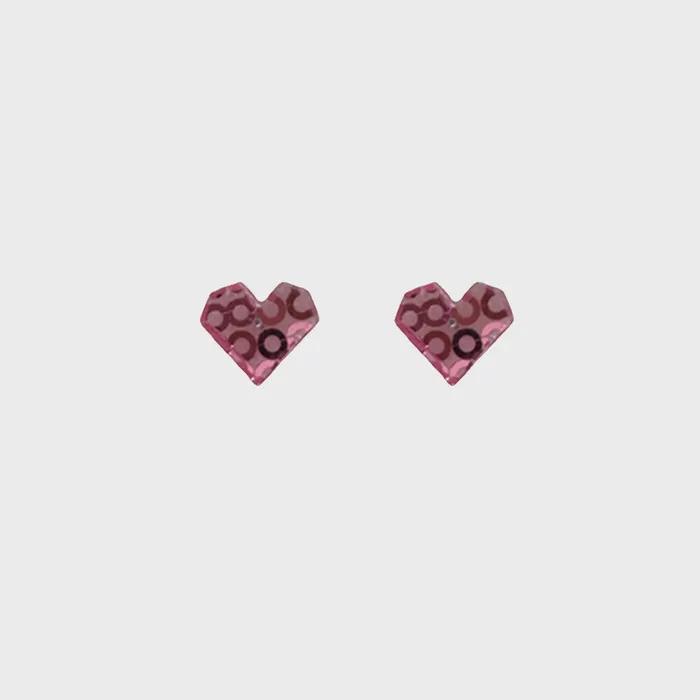 Spangle LUV Earring (PINK) 스팽글 아크릴 귀걸이