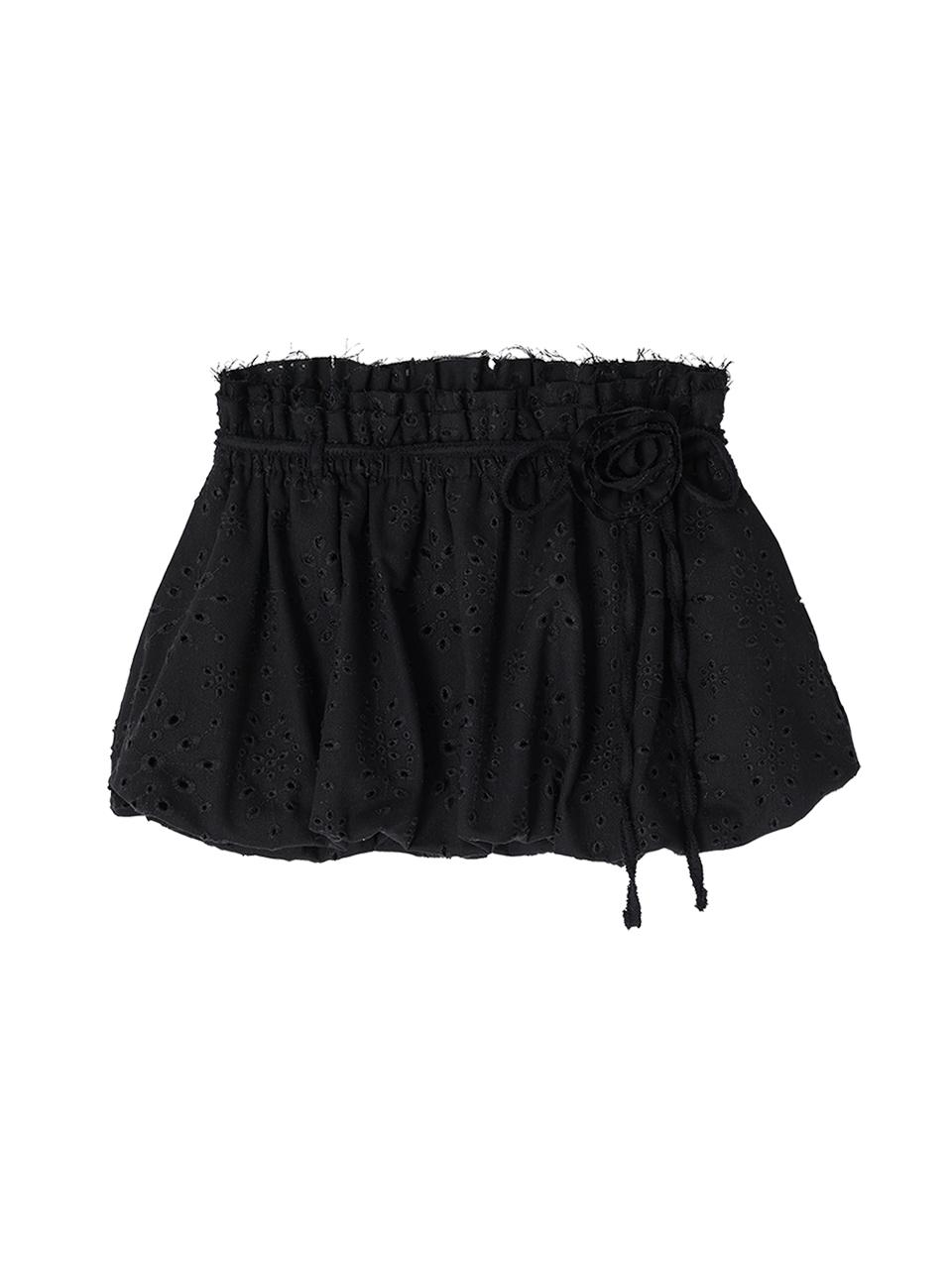 [Release 3/14] ROSE PUNCHING BALLOON SKIRT_BLACK
