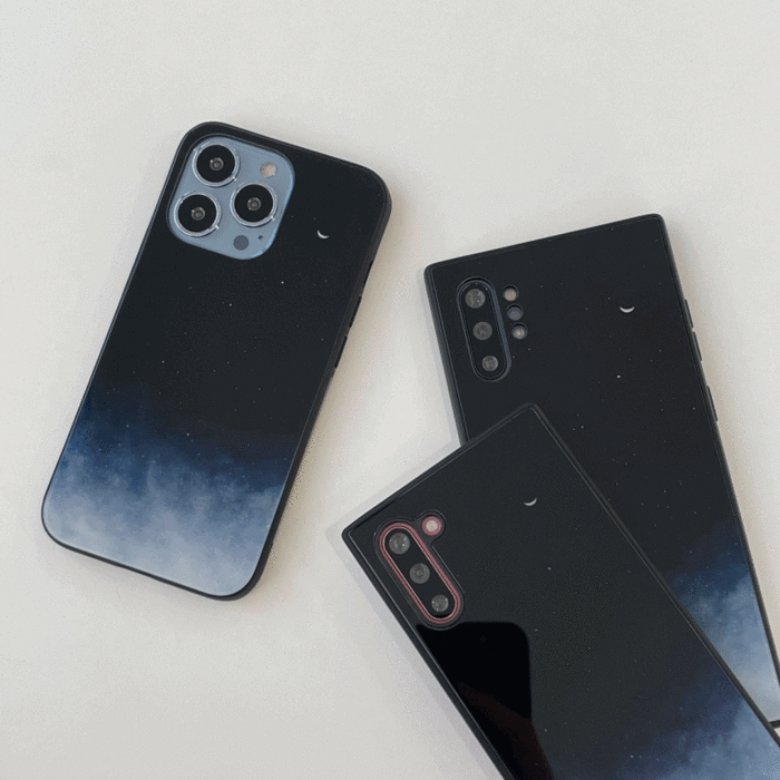 감성 밤하늘 리얼글라스 아이폰/갤럭시 케이스