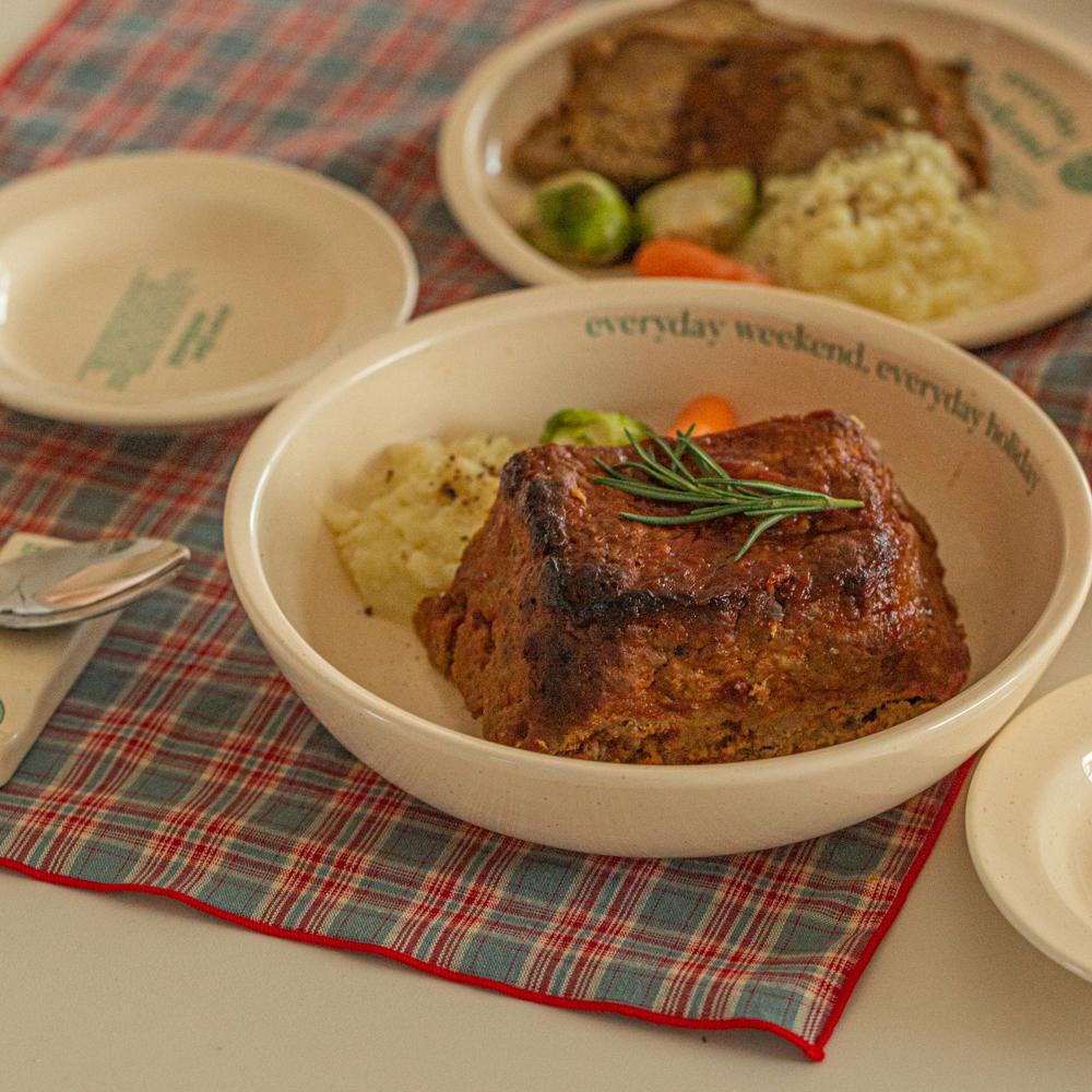 [ weekend 4 ] 홀리데이 체크 키친클로스