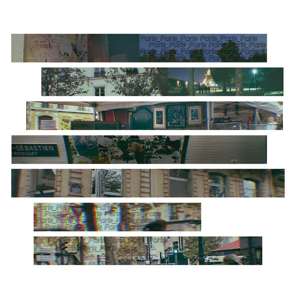 Vintage Paris 마스킹테이프 (20mm)