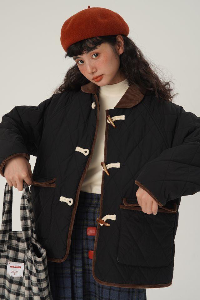 ODDMAKER 퀼팅 더플코트 (2 컬러)