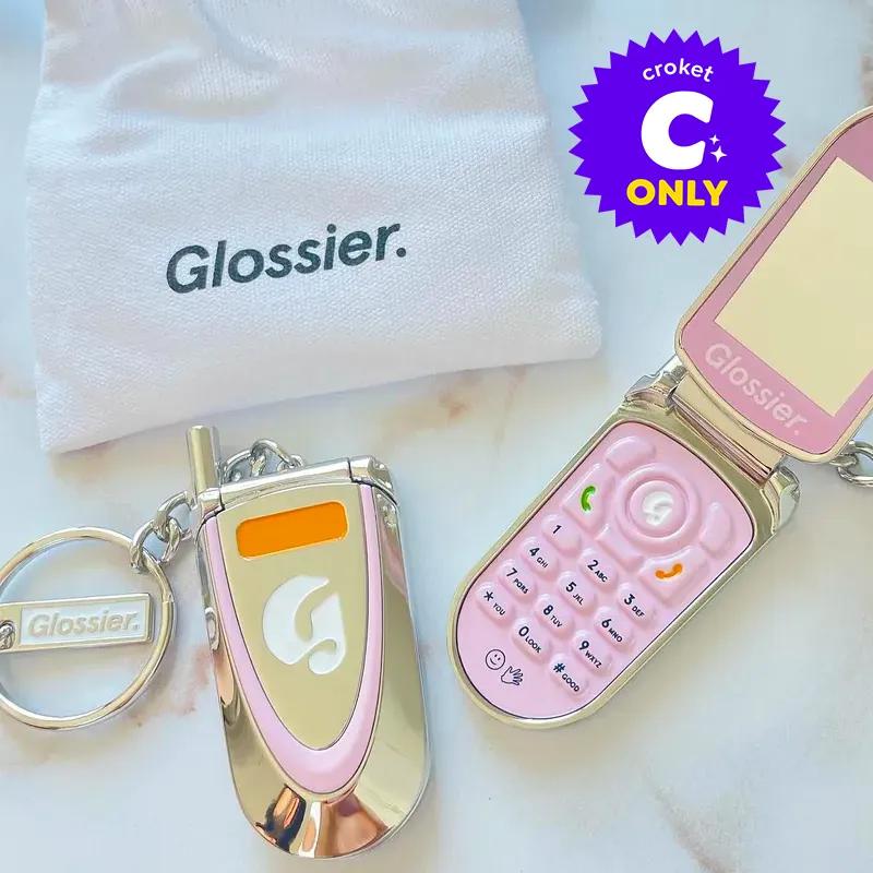 [무료배송] 글로시에 Glossier 핸드폰 핑크 키링 키체인 키홀더 [오직크로켓] | 상품 상세 | 크로켓
