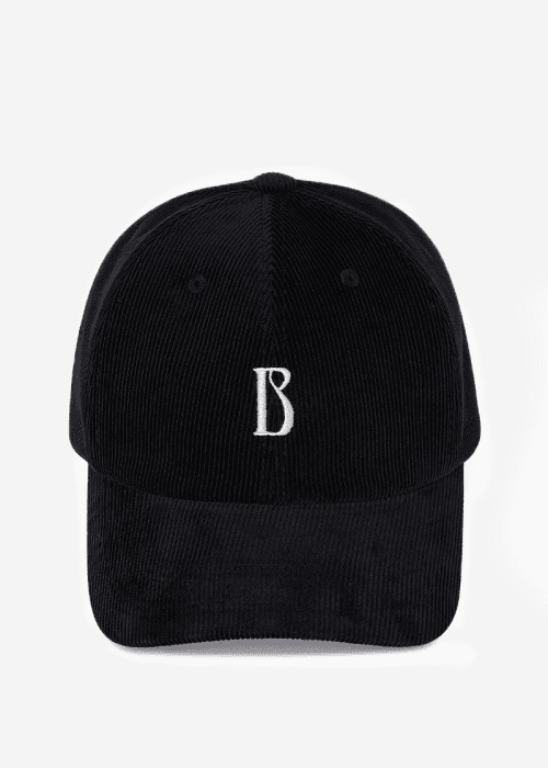 B 코듀로이 볼캡 / 블랙