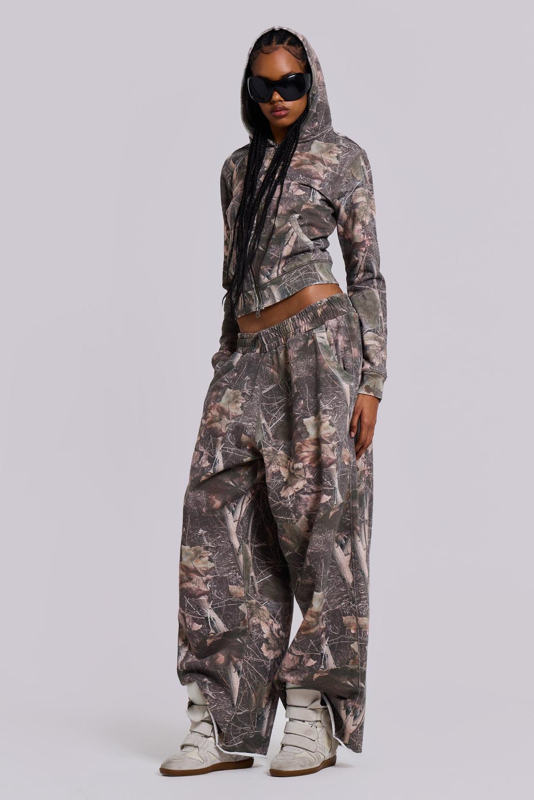 Woodland Camo Baggy Monster Joggers - XS / Camo