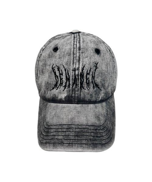 DEATH METAL LOGO VINTAGE BALL CAP GRAY