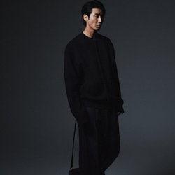 송지오옴므 SC30 라운드넥 가디건 블랙 SF5KT584BK