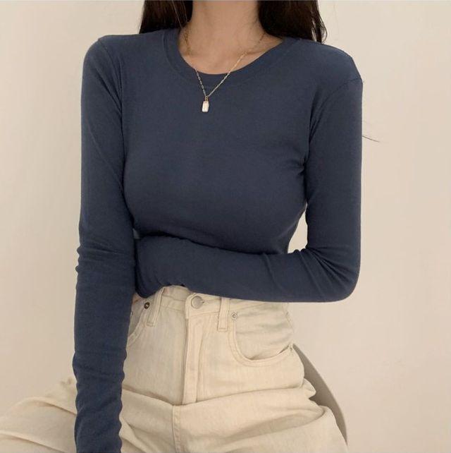 [11color] 쫀쫀 기본라운드면티_302호