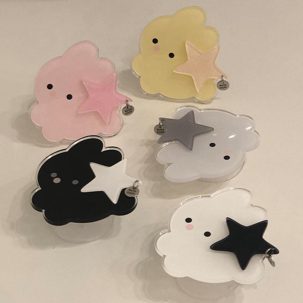 뮤즈스터프 스타 래빗 스마트톡 블랙 톡 별 토끼 5 color