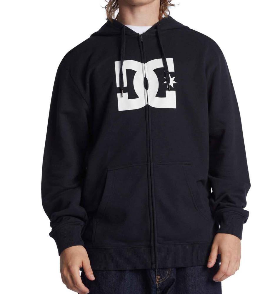 DC 슈즈 남성 로고 프린팅 스탠다드핏 후드 집업 (DD31HZ001KVJ)
