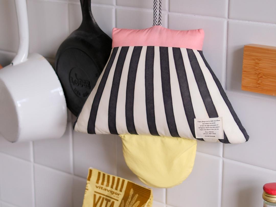 패브릭 무선 터치 조명  - Stripe Black