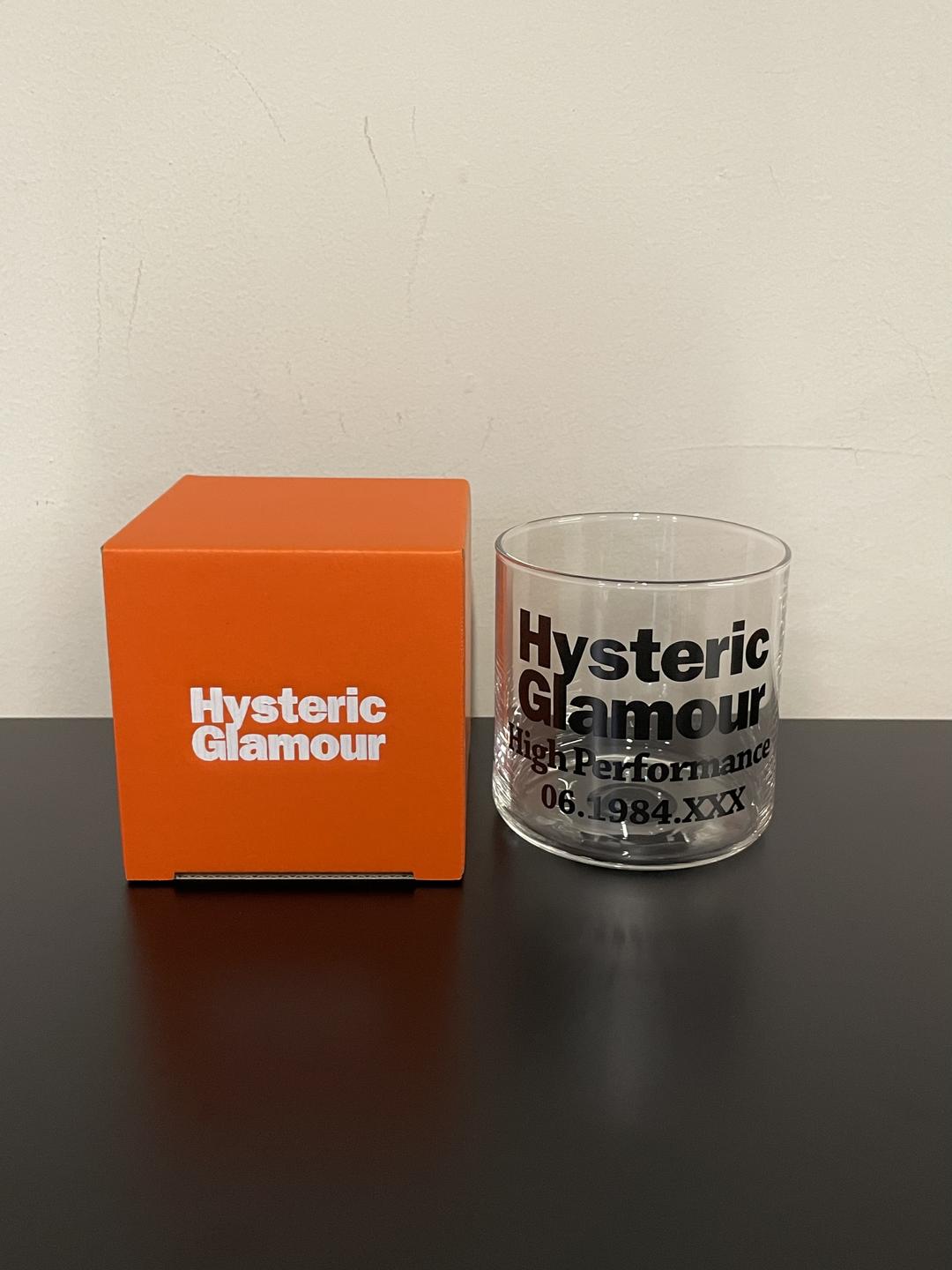 HYSTERIC GLAMOUR glass cup BLACK -5 (room)