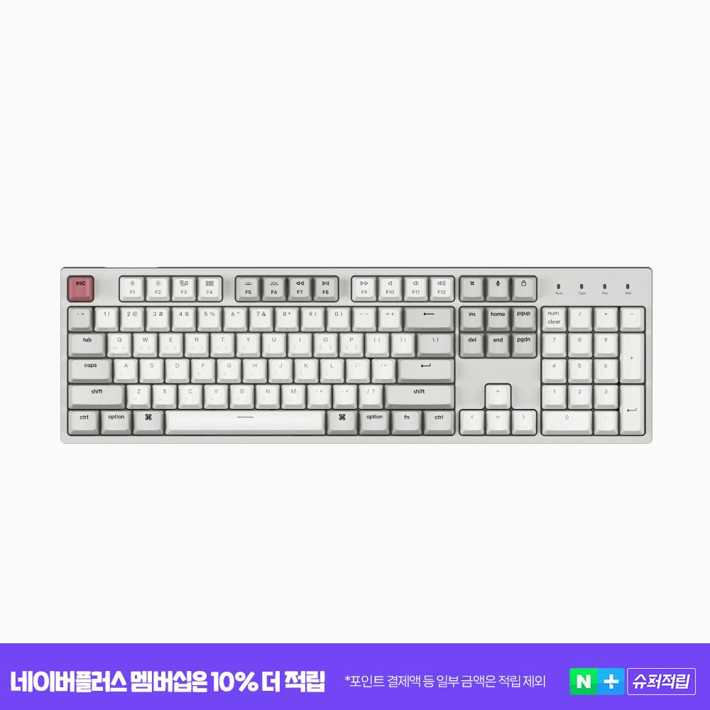 키크론 C2 PRO 레트로 매크로 유선 기계식 키보드 풀배열 사무실 애플 맥 PC