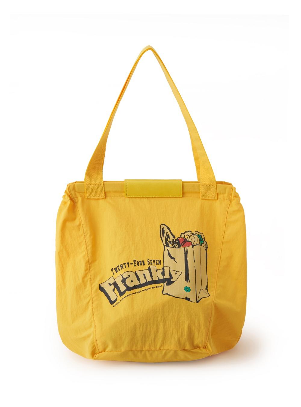 [exclusive] FRANKLY Grocery Tote Bag, Yellow