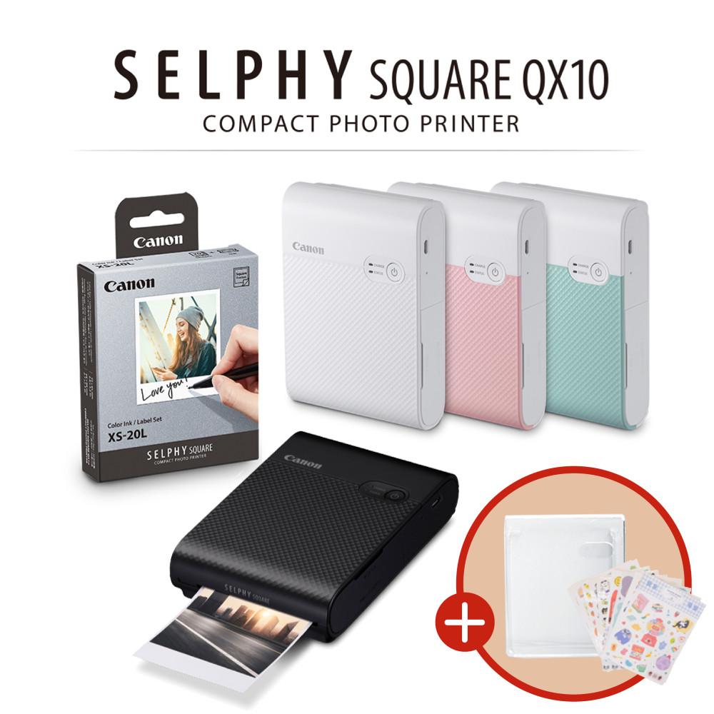 캐논 정품 셀피 스퀘어 SELPHY SQUARE QX10 포토 프린터 핸드폰 사진 인화기