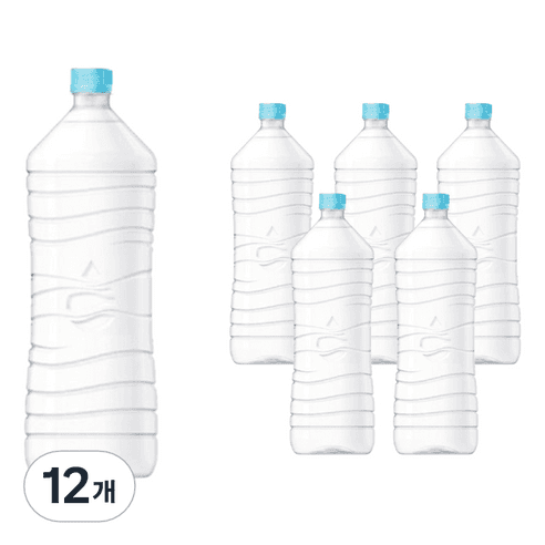 롯데 하늘샘 무라벨 생수, 2L, 12개