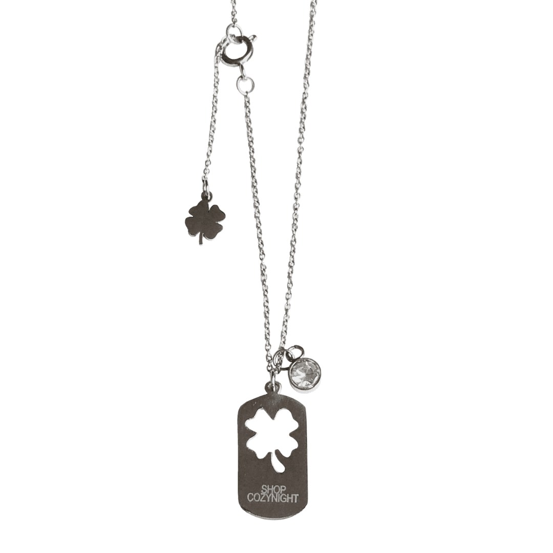 CLOVER CUBIC NECKLACE