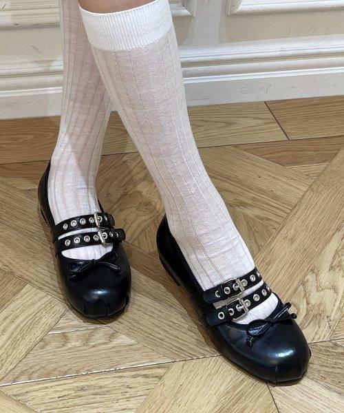 Diony 디오니 메리제인 리본 플랫슈즈_F004_2colors_1cm