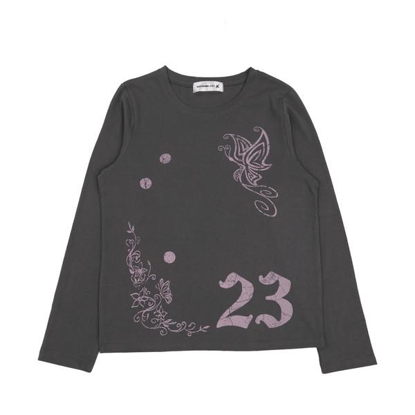 BUTTERFLY L/S ( CHACOAL )