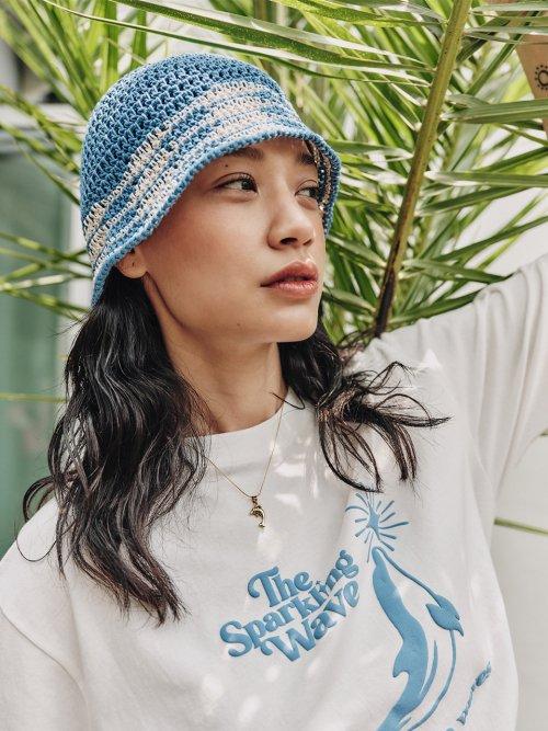 Sparkling Wave Hat Blue