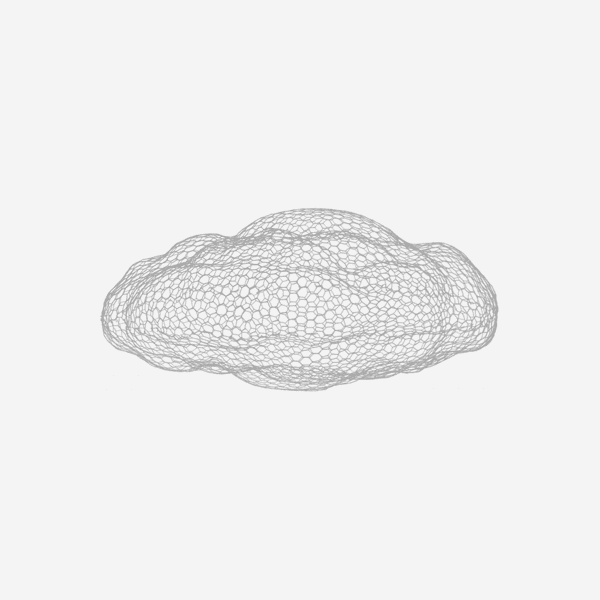 클라우드 장식물 (3 사이즈)