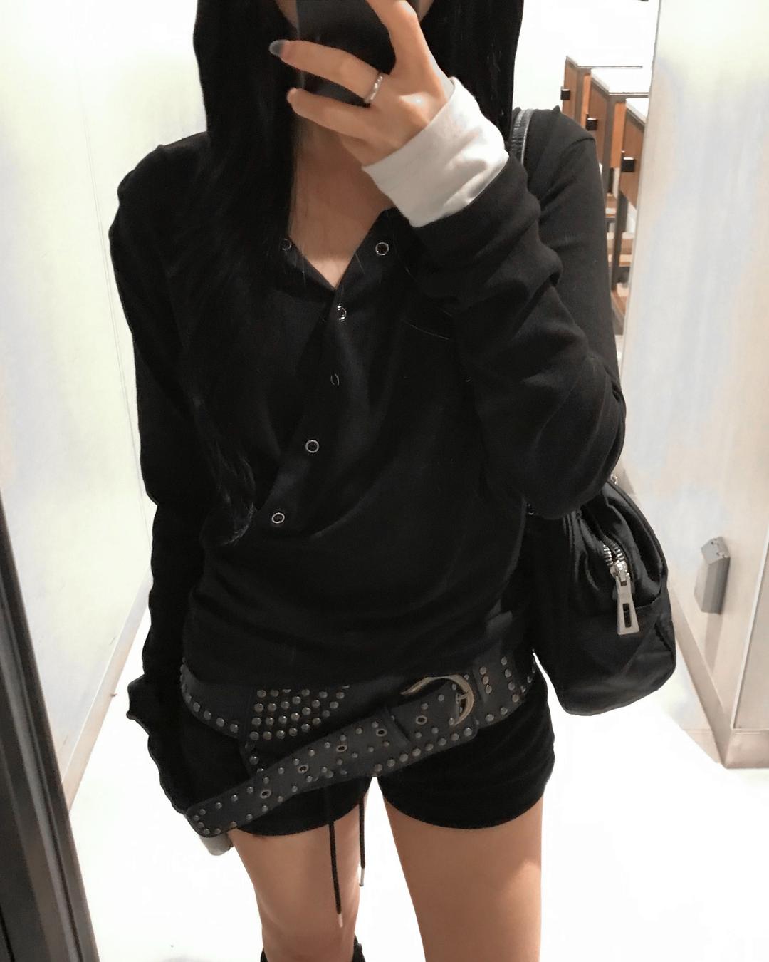 Snap hoodie