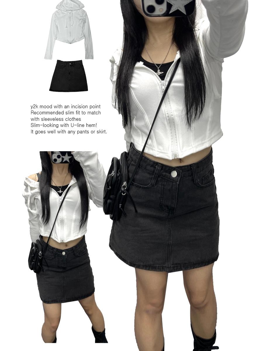 3color* pike hood zip-up