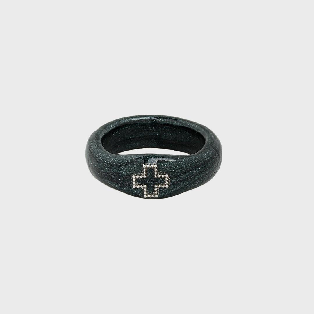 bold cross ring