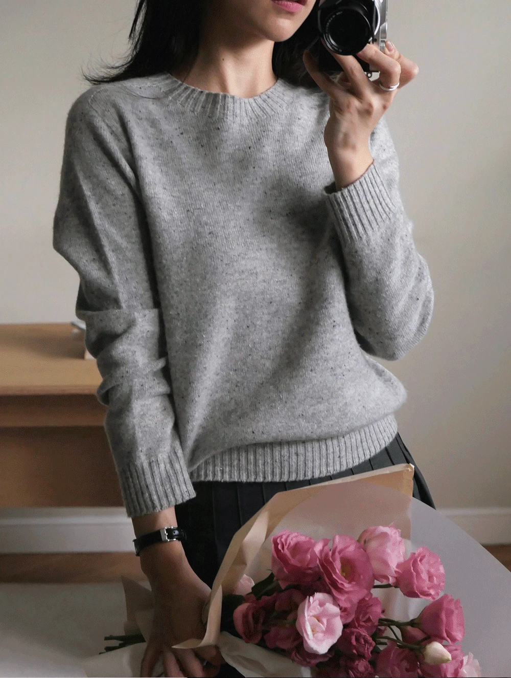 Cookie knitwear(홀가먼트+울)<font style="font-size:0px