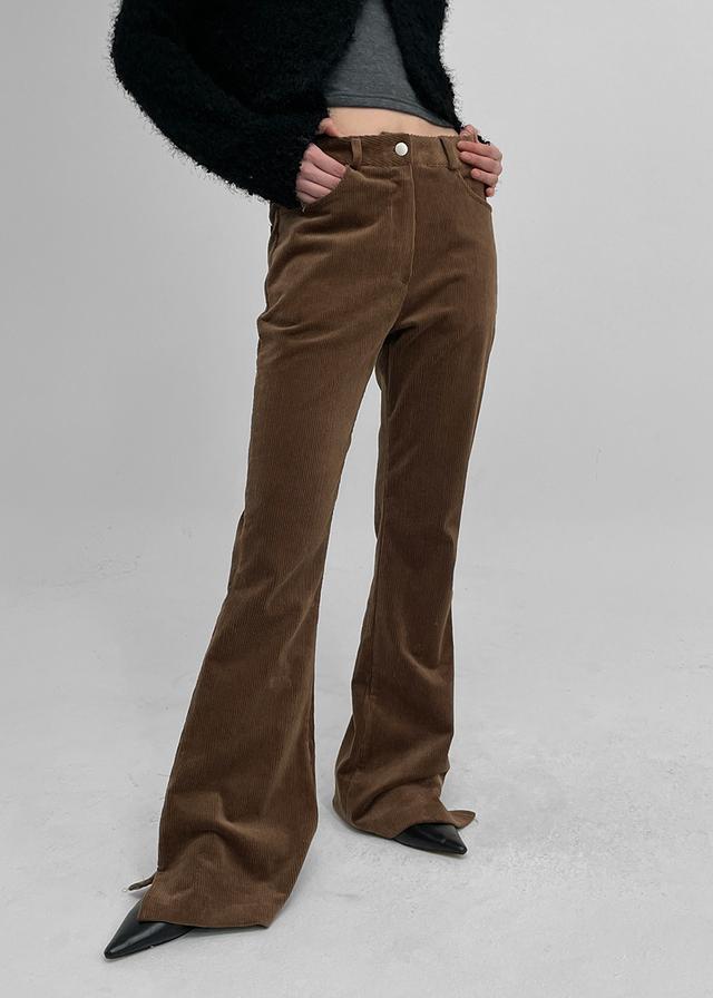 Angelnumber555☆AN5 bootscut folded pants Angelnumber555 AN5 bootscut folded pants - 위시버킷
