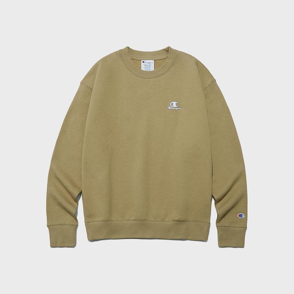 [US] C+Champion 로고 8.5oz Classic Fleece 기모 스웨트셔츠 CKTS1F600I3
