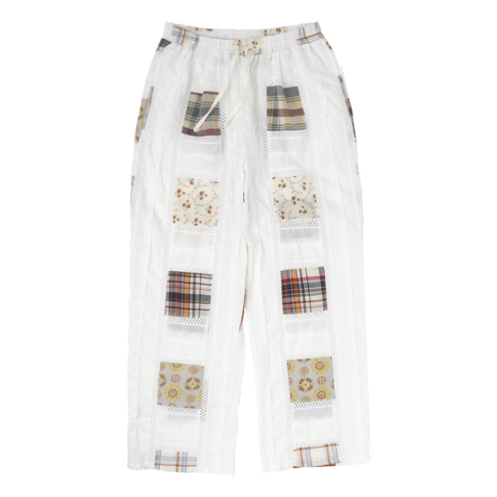 Madras Pajama Pant - White