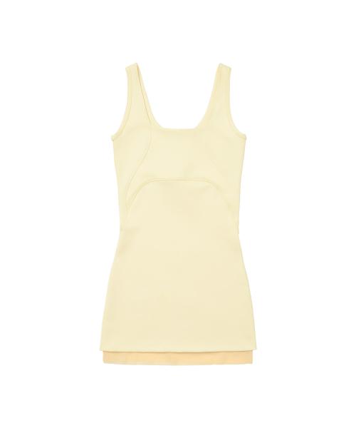 Soft Active Dress Lemon Yellow