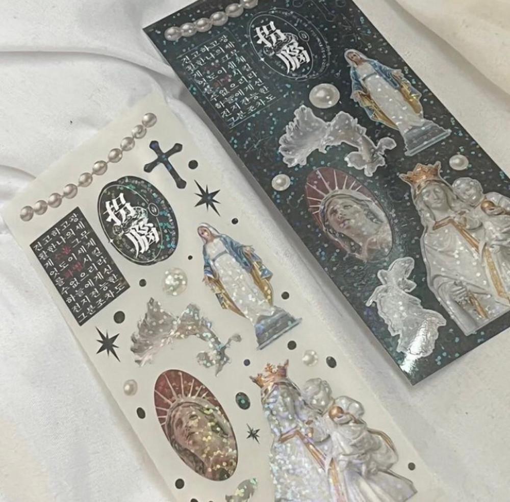 [천사의뒤편엔버섯이자라고] 괴뇌 씰스티커