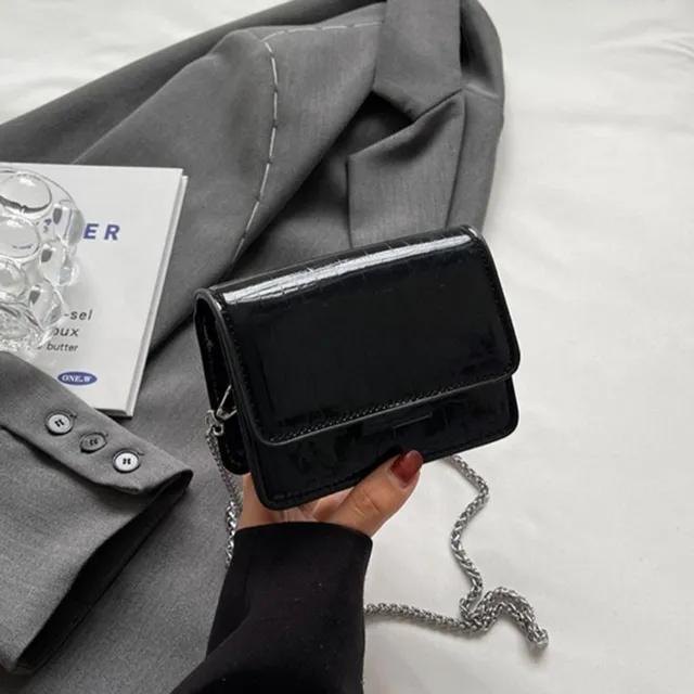 [1월특가]마이크로 스퀘어 미니 크로커 체인 크로스백(2colors)