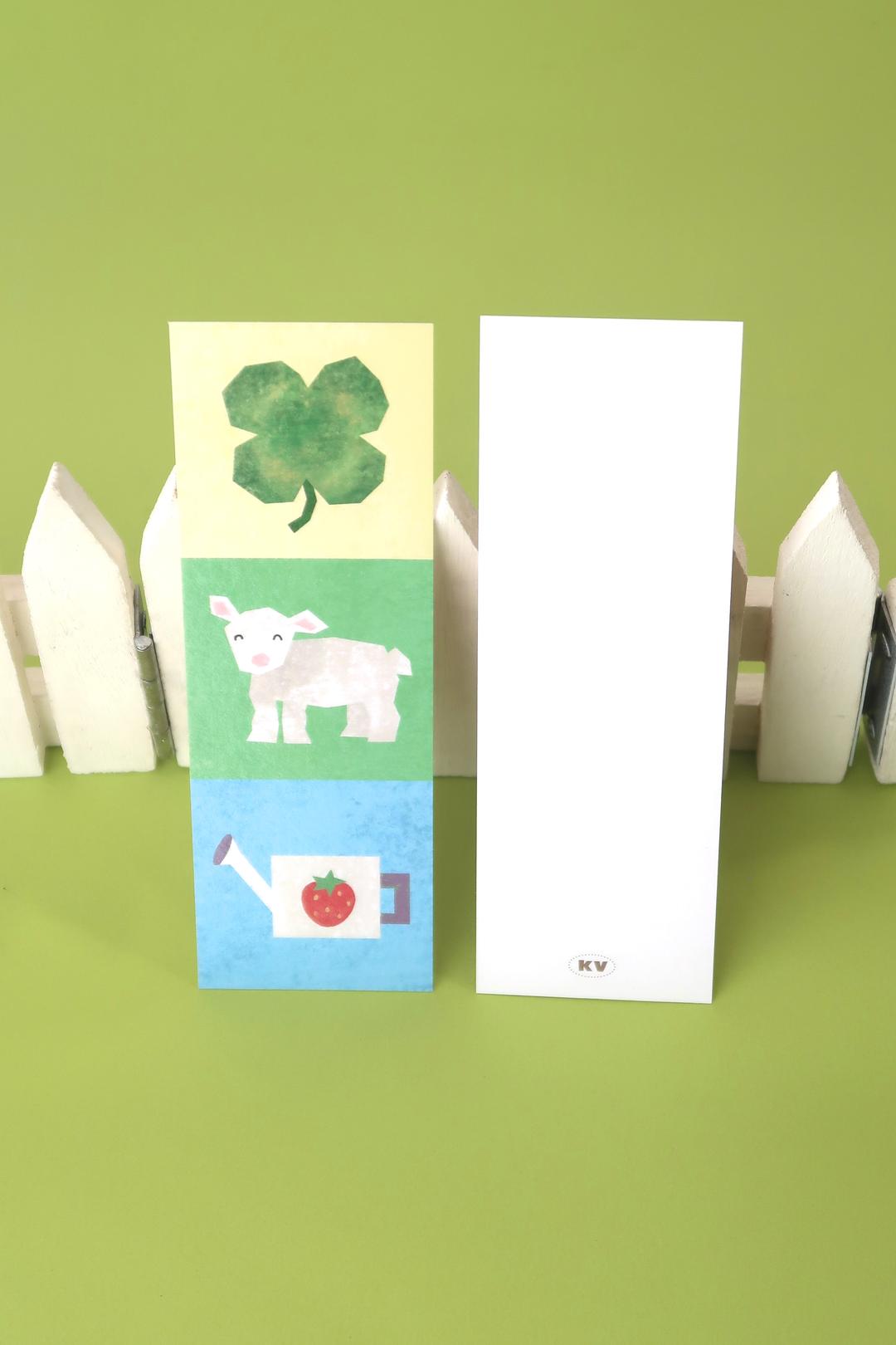 Long Postcard/Bookmark - Lucky