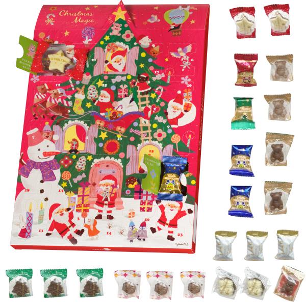 【楽天市場】メール便 送料無料 メリーチョコレート クリスマスマジック 11/15頃～出荷 アドベントカレンダー 2022 クリスマスプレゼント 子ども アドベントカレンダー お菓子 クリスマス お菓子 詰め合わせ 子供 Mary チョコレート クリスマス チョコレート 個包装 大量購入：ちょっと寄り道したいギフト＆雑貨